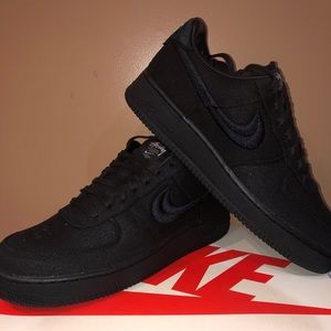 Nike Air Force 1 x Stussy Sz 13 black af1 stussy